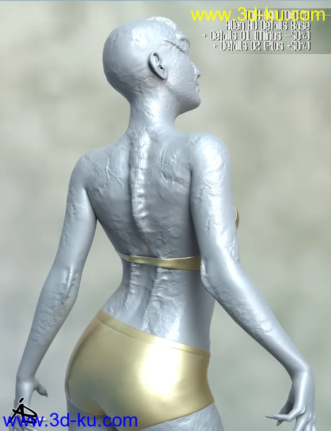 AB Alien HD Details for Genesis 8.1 Female Merchant Resource模型的图片9