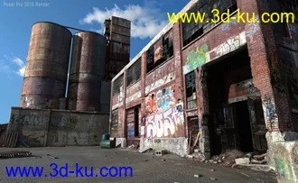 3D打印模型Abandoned Factory的图片
