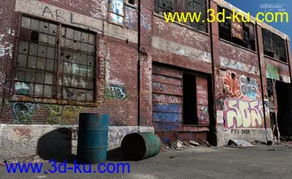 3D打印模型Abandoned Factory的图片