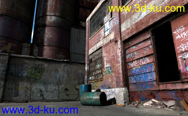 Abandoned Factory模型的图片8