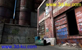 3D打印模型Abandoned Factory的图片
