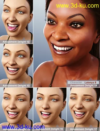 3D打印模型Acting Skills 3 for Genesis 8 and 8.1 Females的图片
