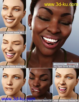 3D打印模型Acting Skills 3 for Genesis 8 and 8.1 Females的图片