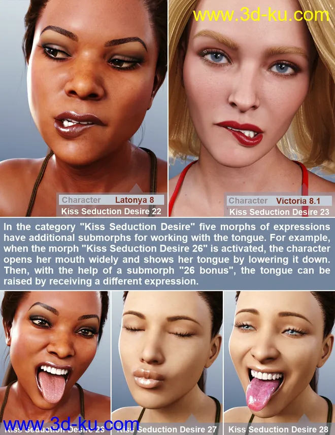 Acting Skills 3 for Genesis 8 and 8.1 Females模型的图片9