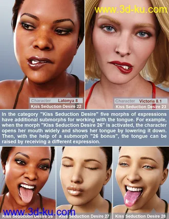 3D打印模型Acting Skills 3 for Genesis 8 and 8.1 Females的图片