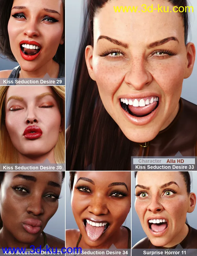 Acting Skills 3 for Genesis 8 and 8.1 Females模型的图片10