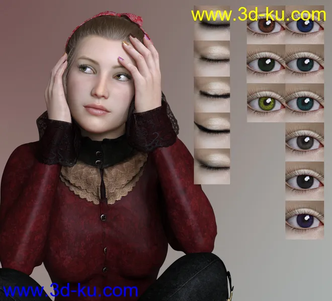 Adalina HD for Genesis 8 Female模型的图片10