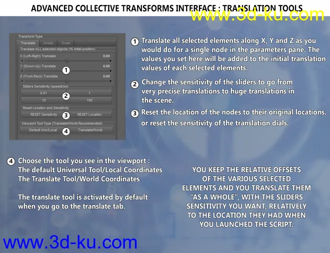 Advanced Collective Transform Tools模型的图片5
