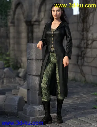 3D打印模型Adventure Hunter Outfit for Genesis 8 and 8.1 Females的图片