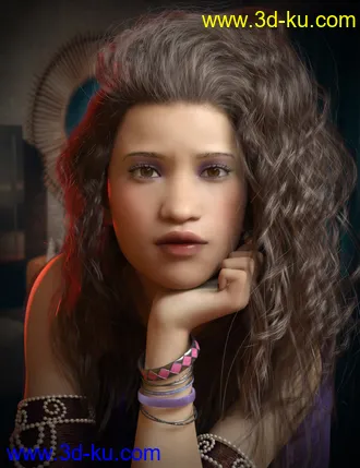 3D打印模型Ae-Cha for Genesis 8 Female的图片