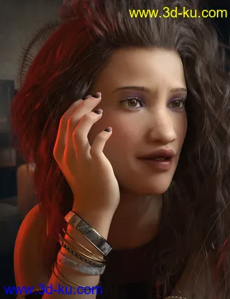 3D打印模型Ae-Cha for Genesis 8 Female的图片