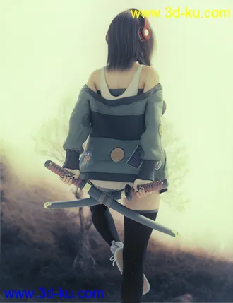 3D打印模型Ae-Cha for Genesis 8 Female的图片