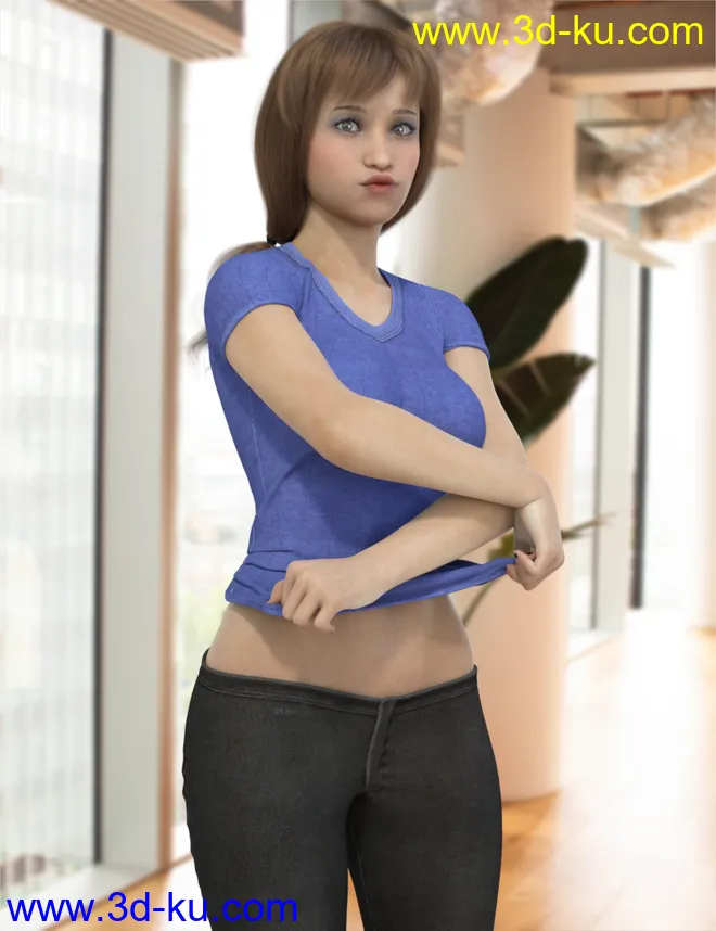 Ae-Cha for Genesis 8 Female模型的图片9