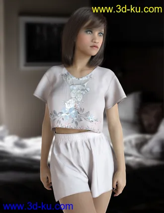 3D打印模型Ae-Cha for Genesis 8 Female的图片