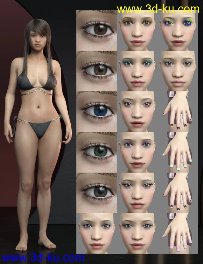 Ae-Cha for Genesis 8 Female模型的图片12