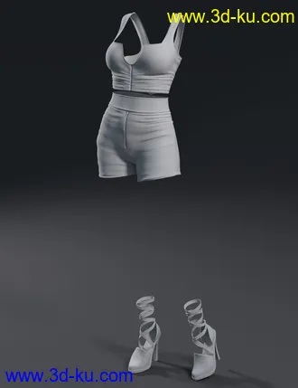 3D打印模型Agathe Outfit for Genesis 8 Female(s)的图片