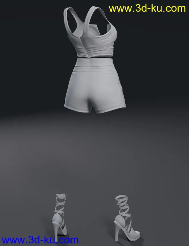 Agathe Outfit for Genesis 8 Female(s)模型的图片3