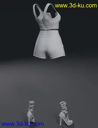 3D打印模型Agathe Outfit for Genesis 8 Female(s)的图片