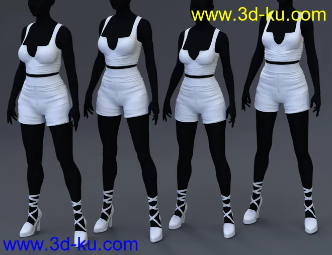 Agathe Outfit for Genesis 8 Female(s)模型的图片7