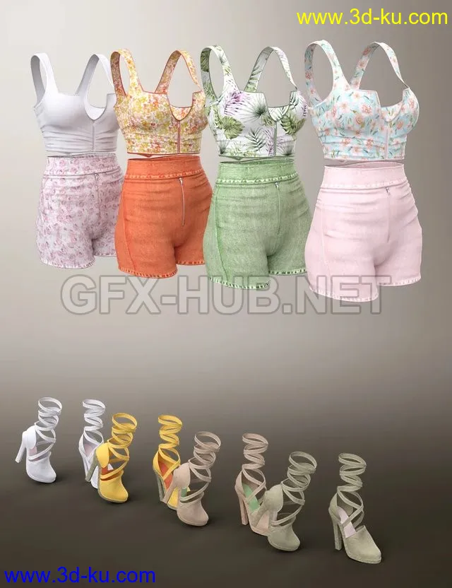 Agathe Outfit Textures模型的图片1