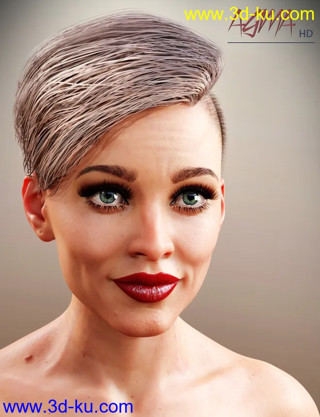 Agma HD for Genesis 8 and 8.1 Female模型的图片4