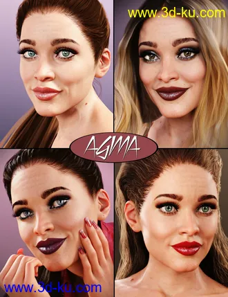 3D打印模型Agma HD for Genesis 8 and 8.1 Female的图片