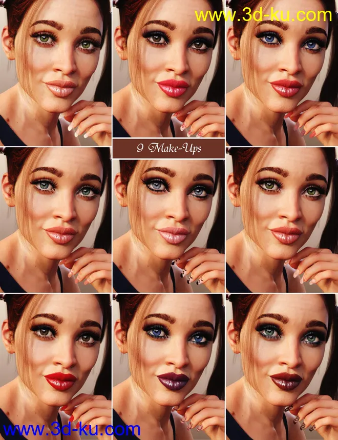 Agma HD for Genesis 8 and 8.1 Female模型的图片7