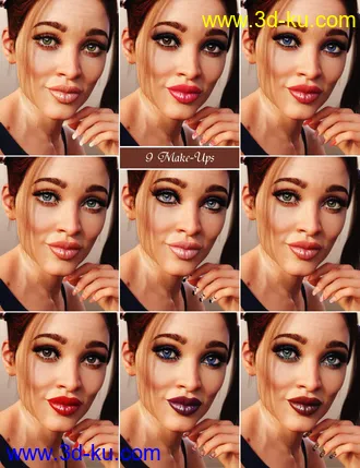3D打印模型Agma HD for Genesis 8 and 8.1 Female的图片