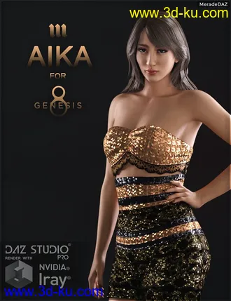 3D打印模型Aika for Genesis 8 and 8.1 Female的图片