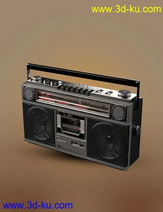 3D打印模型AJC Boogie Roller Girl Outfit and Boombox for Genesis 8 and 8.1 Females的图片