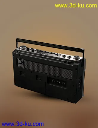 3D打印模型AJC Boogie Roller Girl Outfit and Boombox for Genesis 8 and 8.1 Females的图片