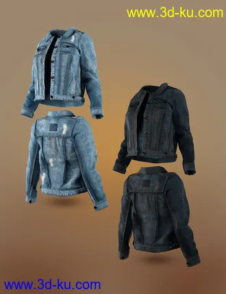 3D打印模型AJC Boogie Roller Girl Outfit and Boombox for Genesis 8 and 8.1 Females的图片