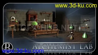 3D打印模型Alchemist Lab (Poser & Vue)的图片