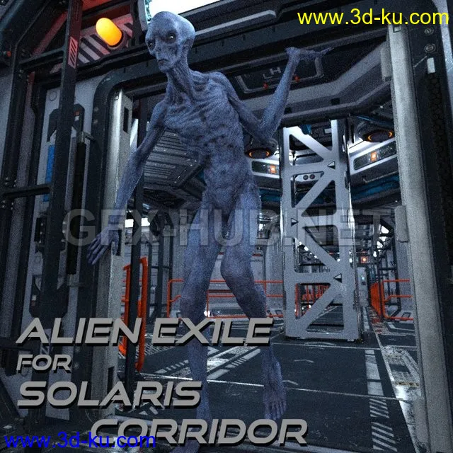 Alien Exile For Solaris Corridor模型的图片1