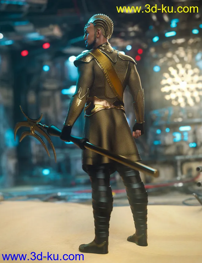 Alien Guard Outfit for Genesis 8 Male模型的图片3