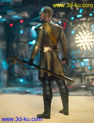 3D打印模型Alien Guard Outfit for Genesis 8 Male的图片