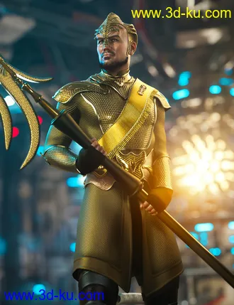 3D打印模型Alien Guard Outfit for Genesis 8 Male的图片