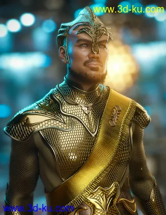3D打印模型Alien Guard Outfit for Genesis 8 Male的图片