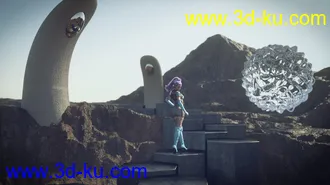 3D打印模型Alien Path的图片