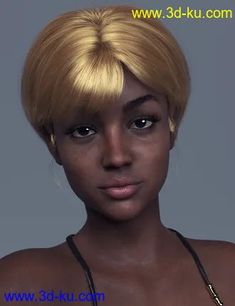 3D打印模型An Hair for Genesis 8 Females的图片