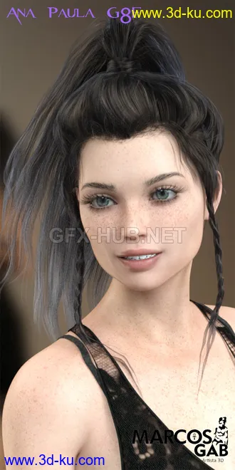 3D打印模型Ana Paula For Genesis 8 Female的图片