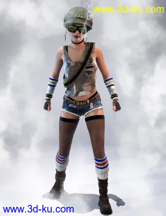 3D打印模型Anarkia Outfit for Genesis 8 and 8.1 Females的图片