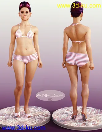 3D打印模型Anfisa HD for Genesis 8 Female的图片