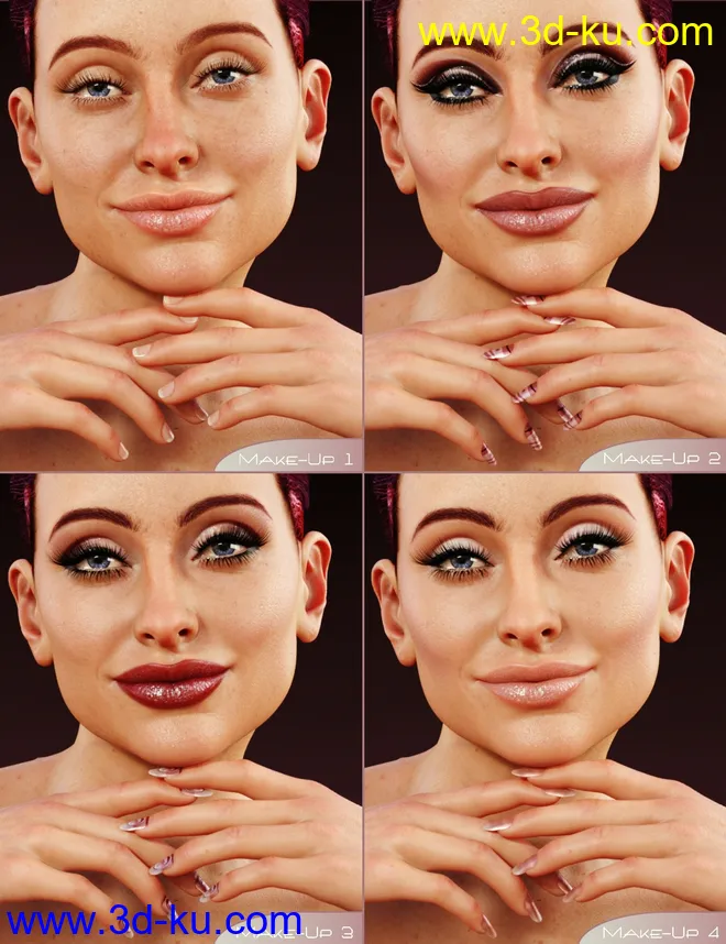 Anfisa HD for Genesis 8 Female模型的图片4