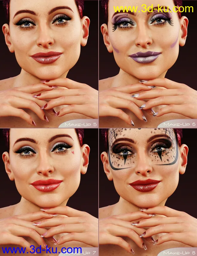 Anfisa HD for Genesis 8 Female模型的图片5