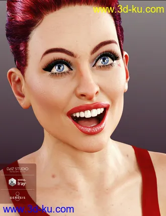 3D打印模型Anfisa HD for Genesis 8 Female的图片