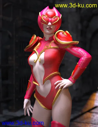 3D打印模型Angel Heart Outfit for Genesis 8 Females的图片