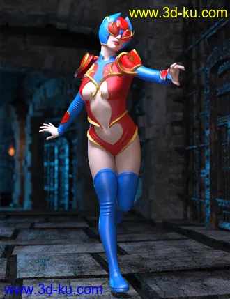 3D打印模型Angel Heart Outfit for Genesis 8 Females的图片