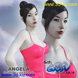 3D打印模型Angela for Genesis 3 and 8 Female的图片
