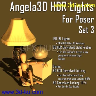 3D打印模型Angela3D HDR Set 3的图片